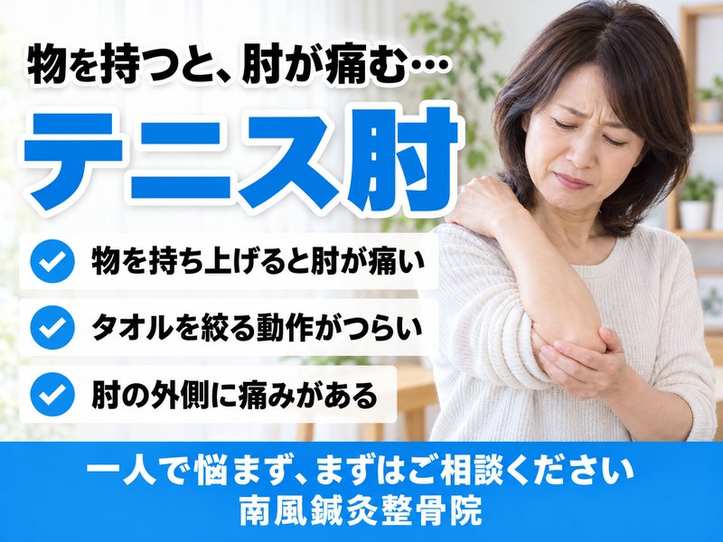 テニス肘でお悩みの方へ|宇部市の南風鍼灸整骨院